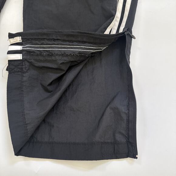 Adidas Track Pants Mens Large Y2K Vintage Training Windbreaker NYLON 90s READ - Picture 5 of 13